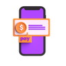 3d phone pay logo