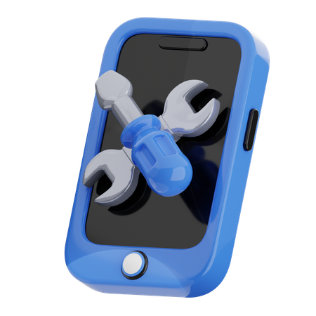 Phone Repair  3D Icon