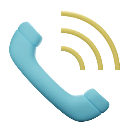 Phone Ring  3D Illustration