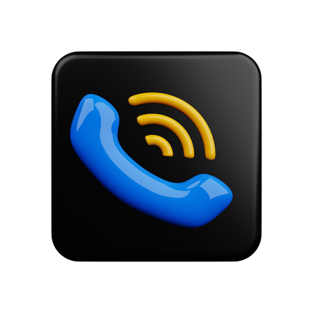 Phone Ringing  3D Icon