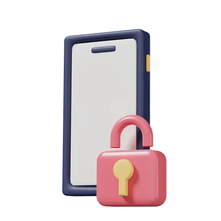 Phone Secure  3D Icon