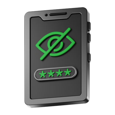 Phone Security  3D Icon