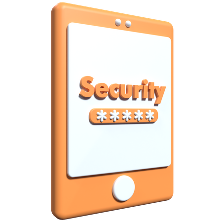 Phone Security  3D Icon