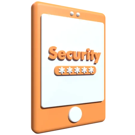 Phone Security  3D Icon