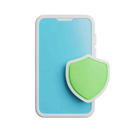 Phone Security  3D Icon