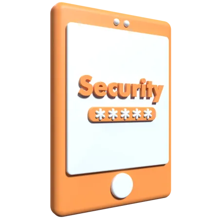Phone Security 3D Icon