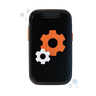 phone setting 3d logo