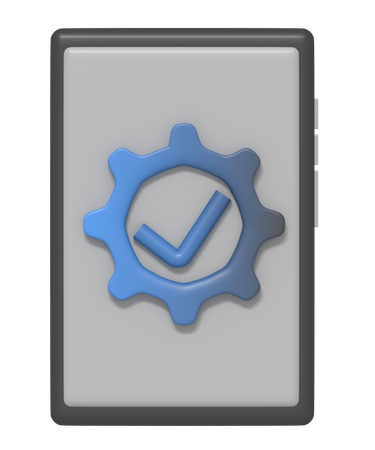 Phone setting checklist  3D Icon