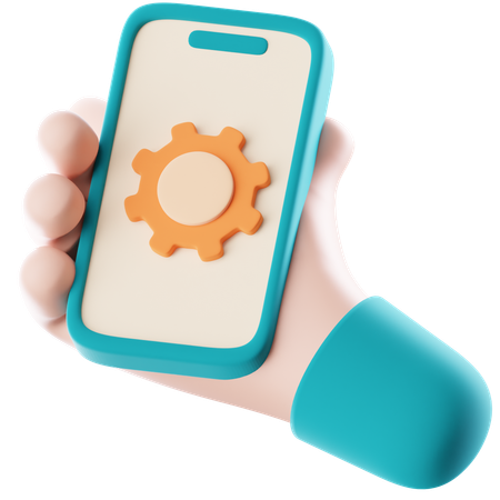 Phone Settings  3D Icon