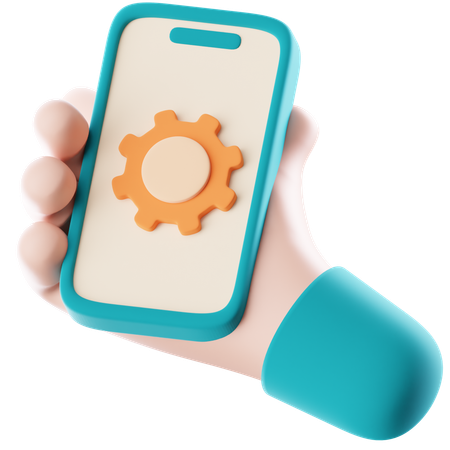 Phone Settings  3D Icon