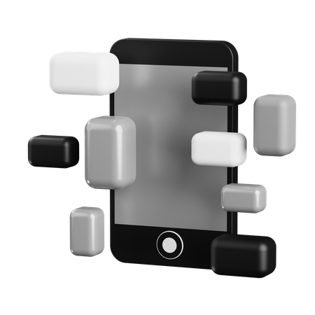 Phone Software  3D Icon
