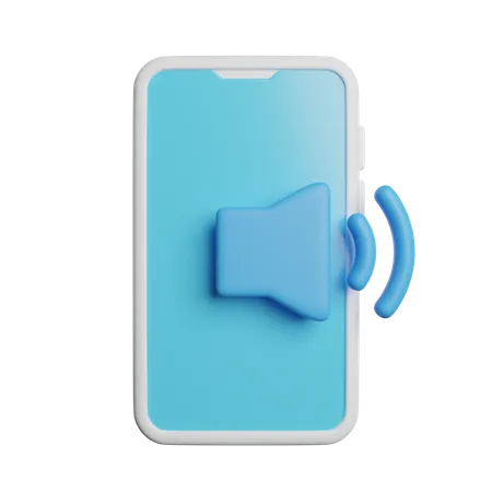 Phone Sound  3D Icon
