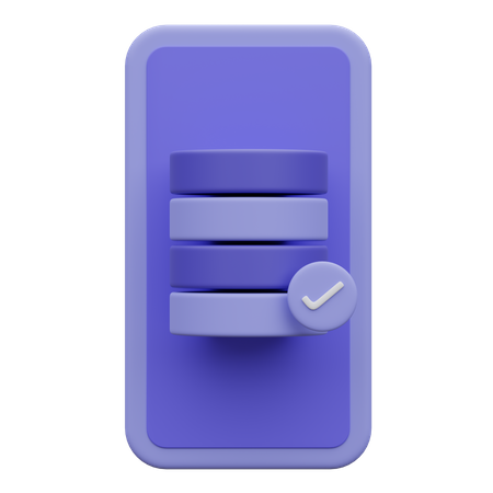 Phone Storage  3D Icon