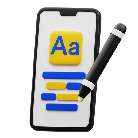 Phone Study  3D Icon