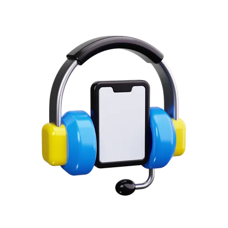 Phone Support  3D Icon
