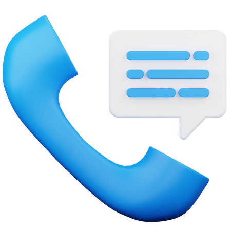 Phone Talk 3D Icon