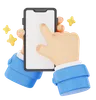 Phone Tapping Hand Gesture
