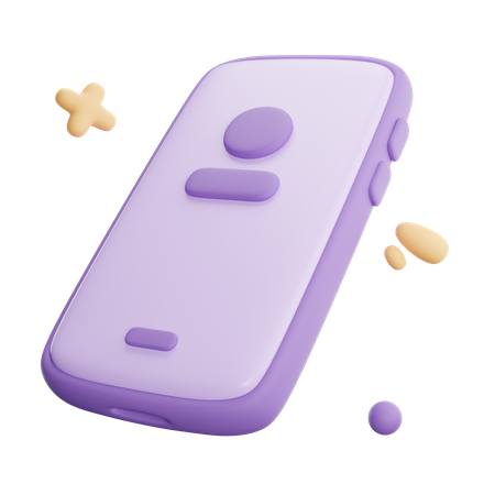 Phone User  3D Icon