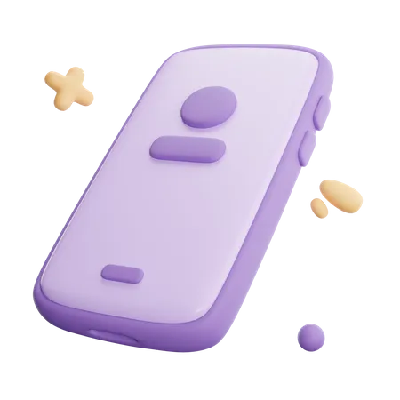 Phone User  3D Icon