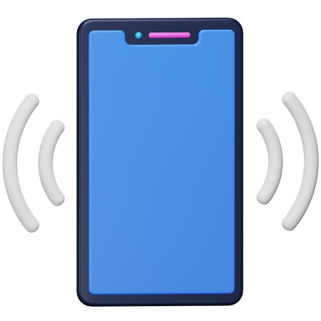 Phone Vibration  3D Icon