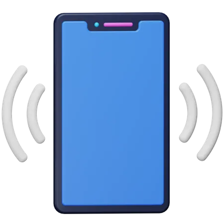 Phone Vibration  3D Icon