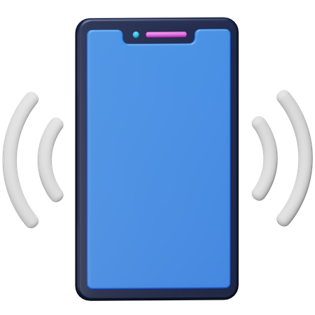 Phone Vibration 3D Icon