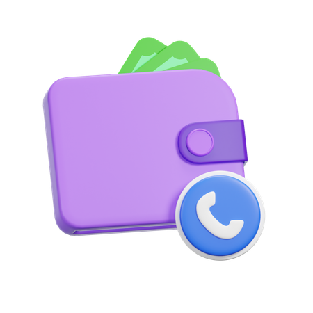 Phone Wallet  3D Icon