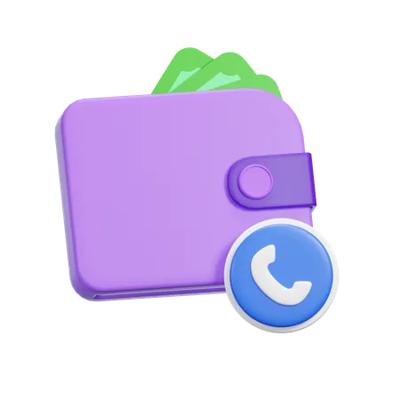 Phone Wallet  3D Icon