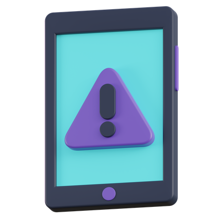 Phone Warning  3D Icon