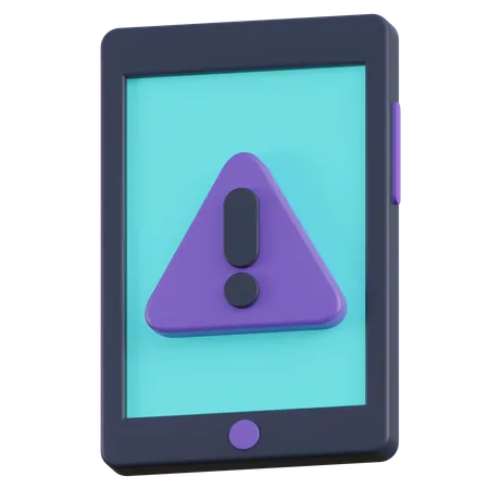 Phone Warning  3D Icon