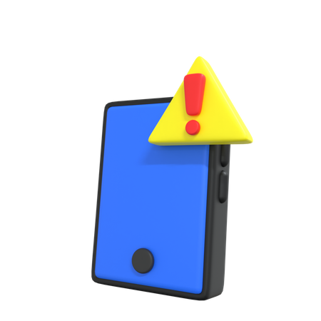 Phone Warning  3D Icon