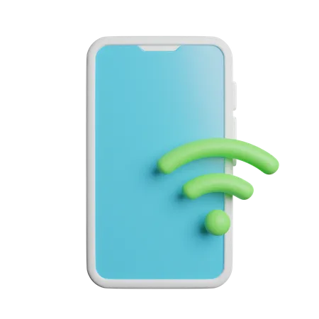 Phone Wifi  3D Icon