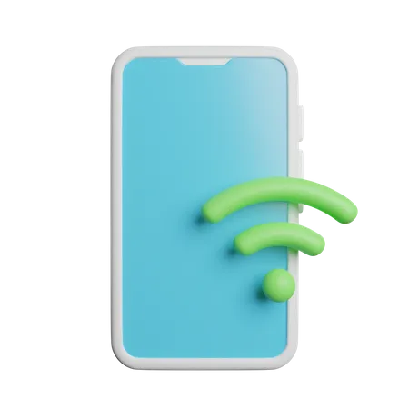 Phone Network Signal 3D Icon