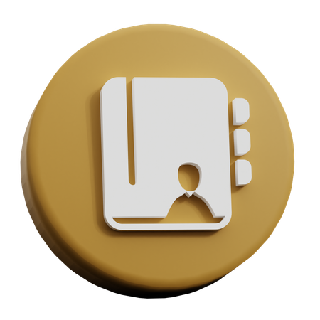 Phonebook  3D Icon