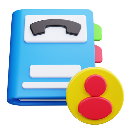 Phonebook  3D Icon