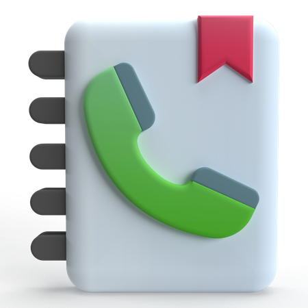 Phonebook  3D Icon