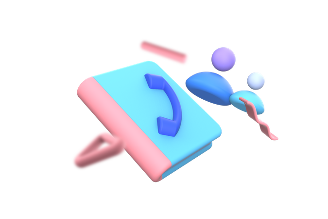 Phonebook  3D Icon