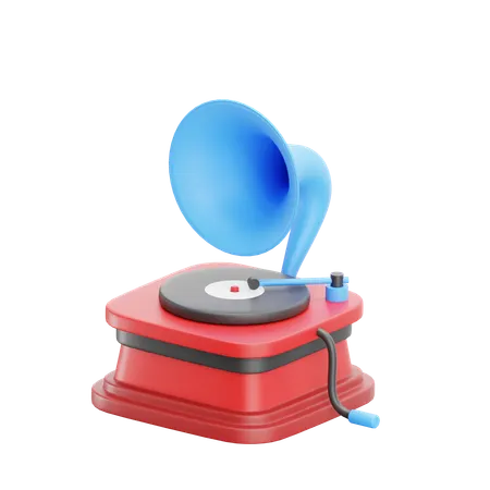 Phonographe  3D Icon