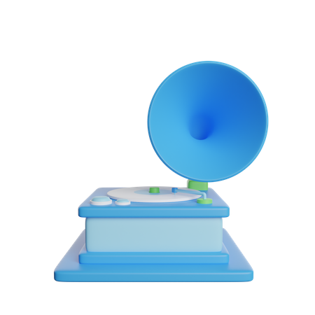 Phonographe  3D Icon