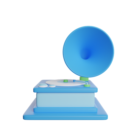 Phonographe  3D Icon