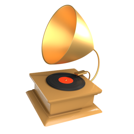 Phonographe  3D Icon