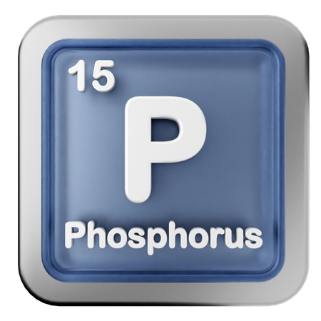 Phosphor-Periodensystem  3D Icon