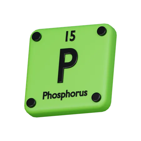 Phosphorus Element 3 D Icon 3D Icon