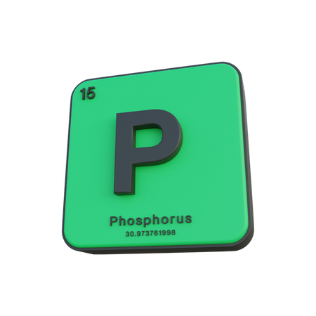 Phosphorus  3D Illustration