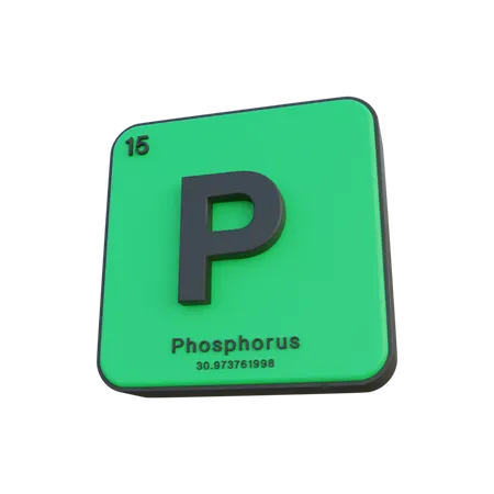 Phosphorus  3D Illustration