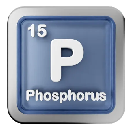 Phosphorus Periodic Table  3D Icon