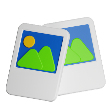 사진  3D Icon