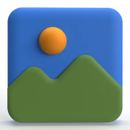 Photo  3D Icon