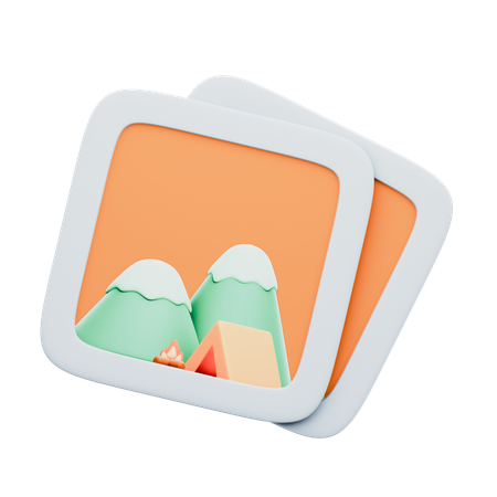 Photo  3D Icon