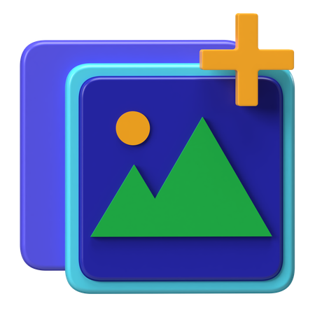 写真追加  3D Icon